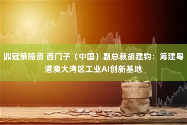 鼎冠策略资 西门子（中国）副总裁胡建钧：筹建粤港澳大湾区工业AI创新基地