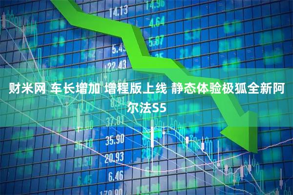 财米网 车长增加 增程版上线 静态体验极狐全新阿尔法S5