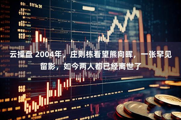 云操盘 2004年，庄则栋看望熊向晖，一张罕见留影，如今两人都已经离世了
