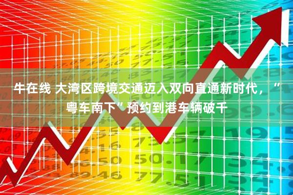 牛在线 大湾区跨境交通迈入双向直通新时代，“粤车南下”预约到港车辆破千