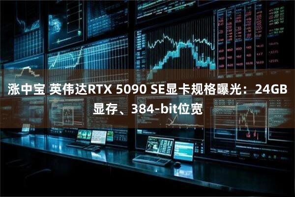 涨中宝 英伟达RTX 5090 SE显卡规格曝光:24GB显存、384-bit位宽