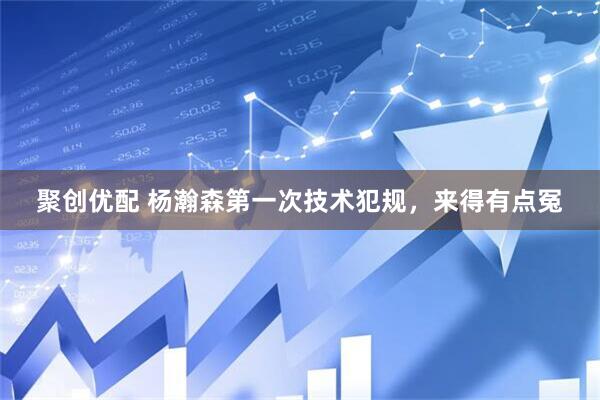 聚创优配 杨瀚森第一次技术犯规，来得有点冤