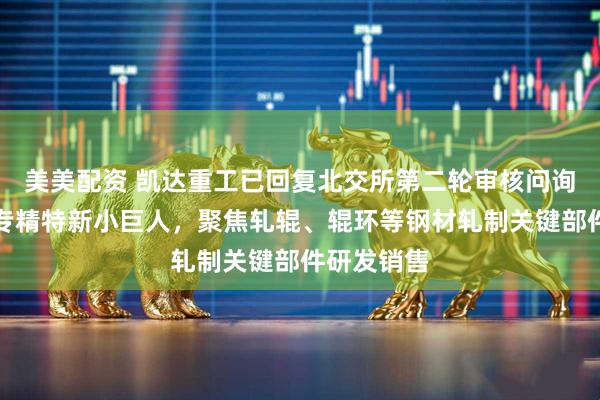 美美配资 凯达重工已回复北交所第二轮审核问询函：国家专精特新小巨人，聚焦轧辊、辊环等钢材轧制关键部件研发销售